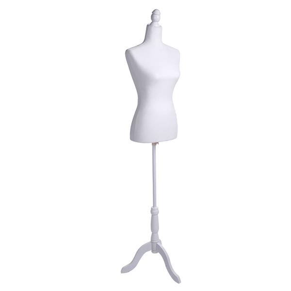 Details about   Half-Length Foam & Brushed Fabric Coating Lady Model for Clothing Display Black